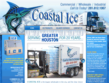 Tablet Screenshot of coastal-ice.com